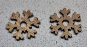 XMAS CHARM - WOODEN SNOWFLAKE 1