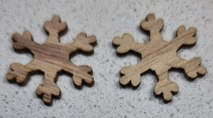 XMAS CHARM - WOODEN SNOWFLAKE 3