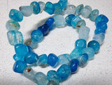 7-9 X 6-9MM DRAGON VEIN AGATE BEADS