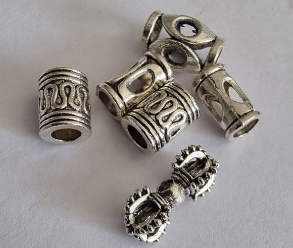 BAIL HANGER - ANTIQUE SILVER - 7-10M X 10-12MM