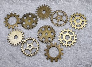 STEAMPUNK PARTS- 25MM TIBETAN STYLE - ANTIQUE BRONZE
