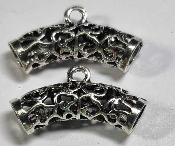 BAIL HANGER - ANTIQUE SILVER - 25X7MM