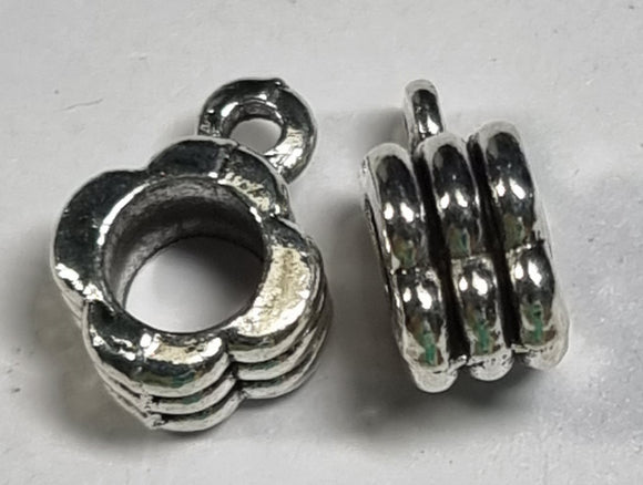 BAIL HANGER - ANTIQUE SILVER - 9X5MM