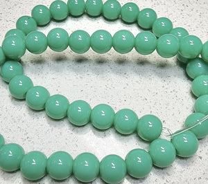8MM GLASS BEADS - TURQUOISE