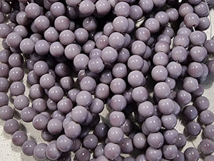 10MM GLASS BEADS - OPAQUE - MEDIUM PURPLE