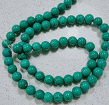 6MM NATURAL MAGNESITE - MEDIUM TURQUOISE