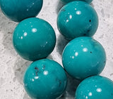 6MM NATURAL MAGNESITE - MEDIUM TURQUOISE