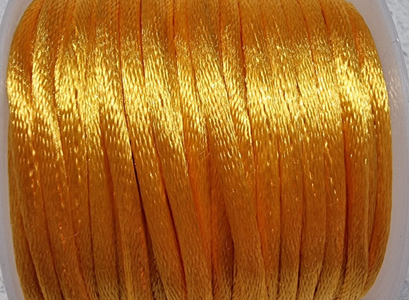 CORD - NYLON  - 2MM SUNFLOWER YELLOW