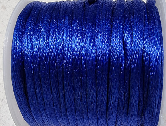 CORD - NYLON  - 2MM COBALT BLUE