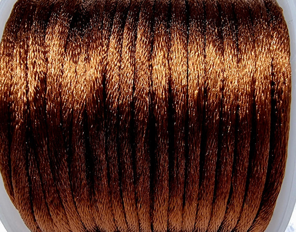 CORD - NYLON  - 2MM RUST BROWN