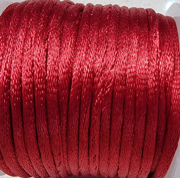 CORD - NYLON  - 2MM RED RED