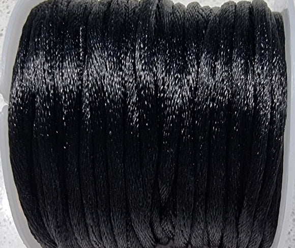 CORD - NYLON  - 2MM BLACK