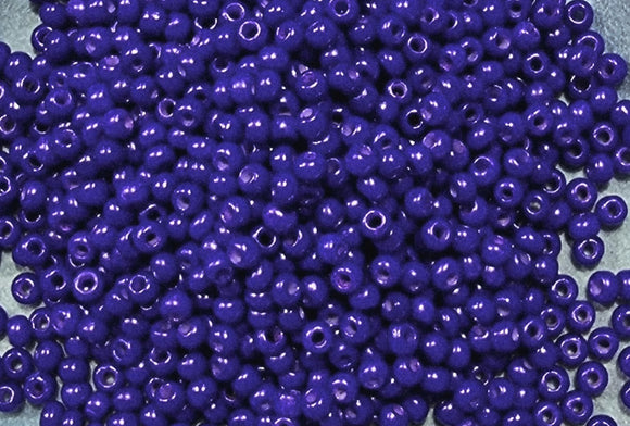 11/0 JAPANESE GLASS SEED BEADS - OPAQUE - MIDNIGHT BLUE