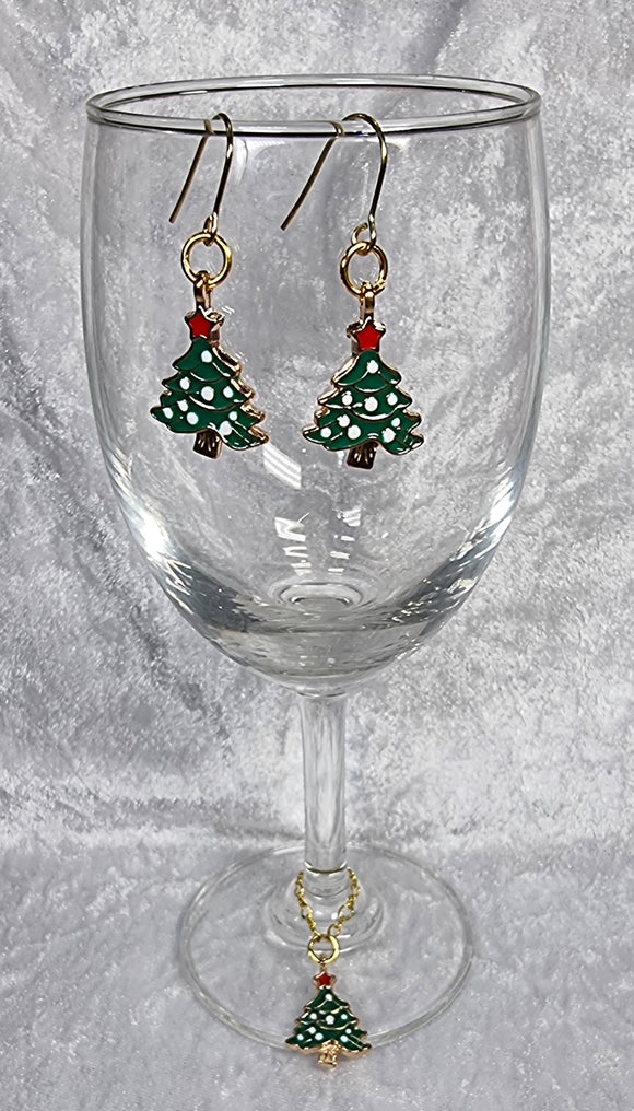 XMAS CHARM - ENAMEL XMAS TREE