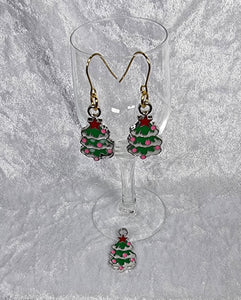 XMAS CHARM - ENAMEL XMAS TREE