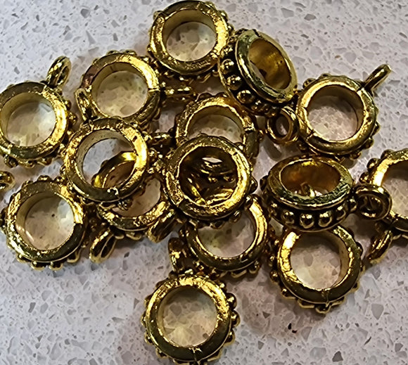 BAIL HANGER - ANTIQUE GOLD - 10X8MM