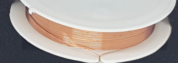 WIRE - COPPER CORE - 22G (0.6MM) COPPER COLOUR