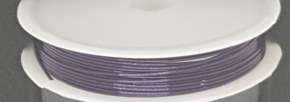 WIRE - COPPER CORE - 22G (0.6MM) PURPLE COLOUR