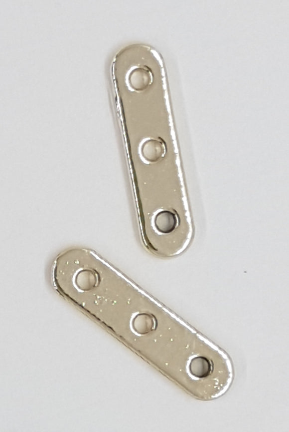 SPACER BARS - 24 X 6.5 X 2MM - 3 HOLE GOLDEN