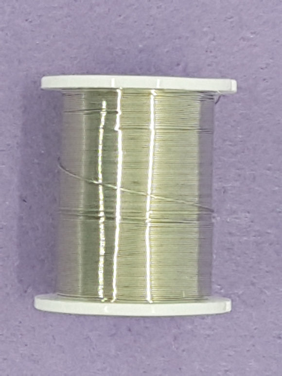 WIRE - COPPER CORE - 28G (0.3MM) SILVER COLOUR
