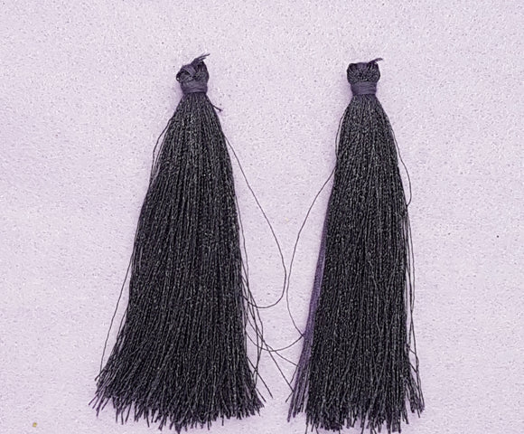 TASSELS - 85-90MM DARK PURPLE COLOUR