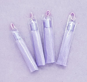 TASSELS - 60-65MM MED. PURPLE COLOUR
