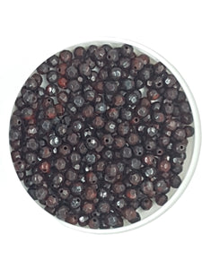 4MM NATURAL FACETED BLOODSTONE BEADS