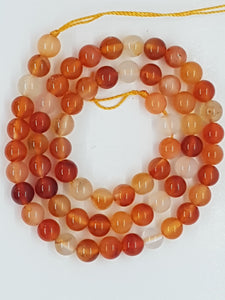 6MM CARNELIAN BEADS