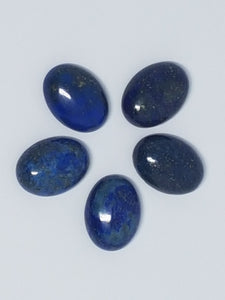 CABOCHONS 16x12MM OVAL NATURAL LAPIS LAZULI