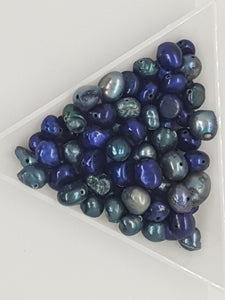 6-7MM FRESHWATER POTATO PEARLS -  OCEAN MIX