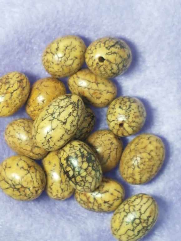 15-18MM NATURAL WOODEN BODHI BEADS - MALA BEADS