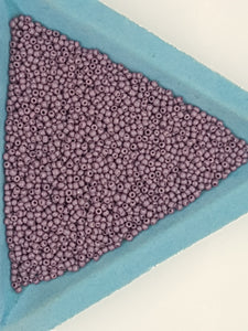 12/0 CHINESE GLASS SEED BEADS - OPAQUE - DUSKY PLUM