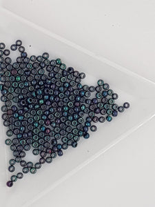 11/0 JAPANESE GLASS SEED BEADS - BLUE TEAL IRIS LUSTRE