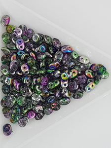 MATSUBO SUPER DUO - CZECH GLASS CRYSTAL - MAGIC VIOLET