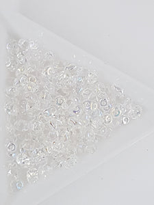 MATSUBO SUPER DUO - CZECH GLASS CRYSTAL - CRYSTAL AB