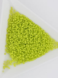 MIYUKI 15/0 DELICA BEADS - OPAQUE CHARTREUSE