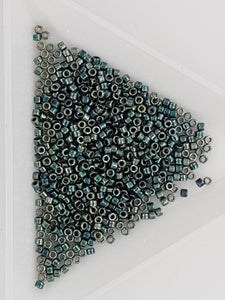 MIYUKI 11/0 DELICA BEADS - BLUE/GREEN/GOLD