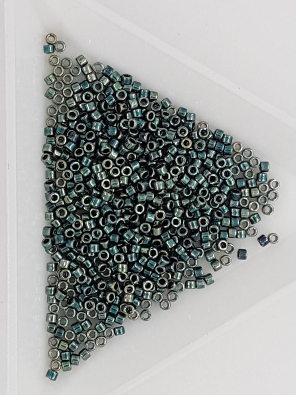 MIYUKI 11/0 DELICA BEADS - BLUE/GREEN/GOLD