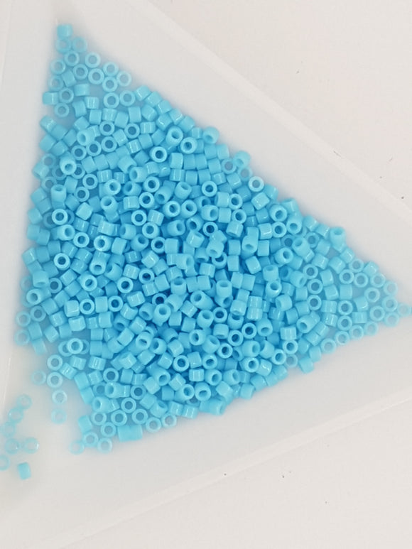 MIYUKI 11/0 DELICA BEADS - OPAQUE LIGHT BLUE