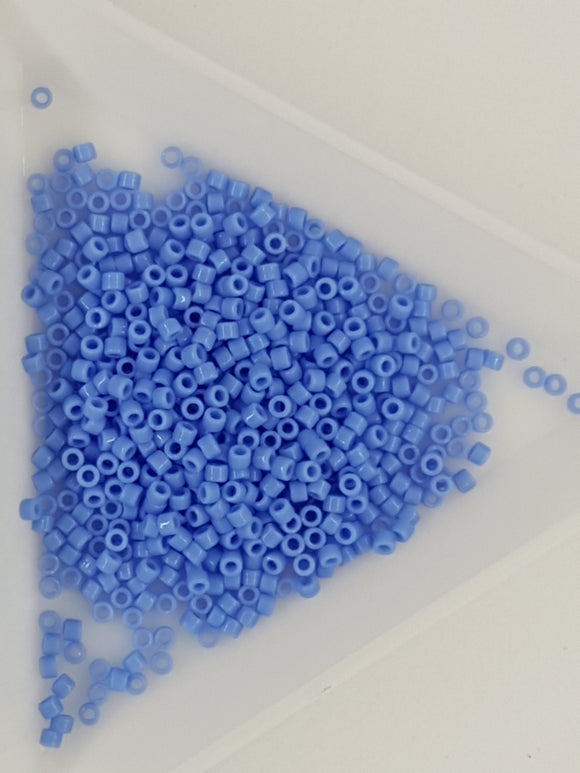 MIYUKI 11/0 DELICA BEADS - OPAQUE LIGHT SAPPHIRE