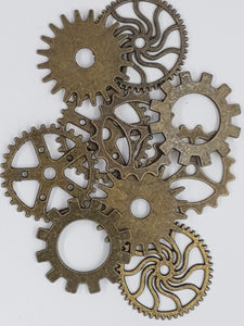 STEAMPUNK PARTS- 25MM TIBETAN STYLE - ANTIQUE BRONZE