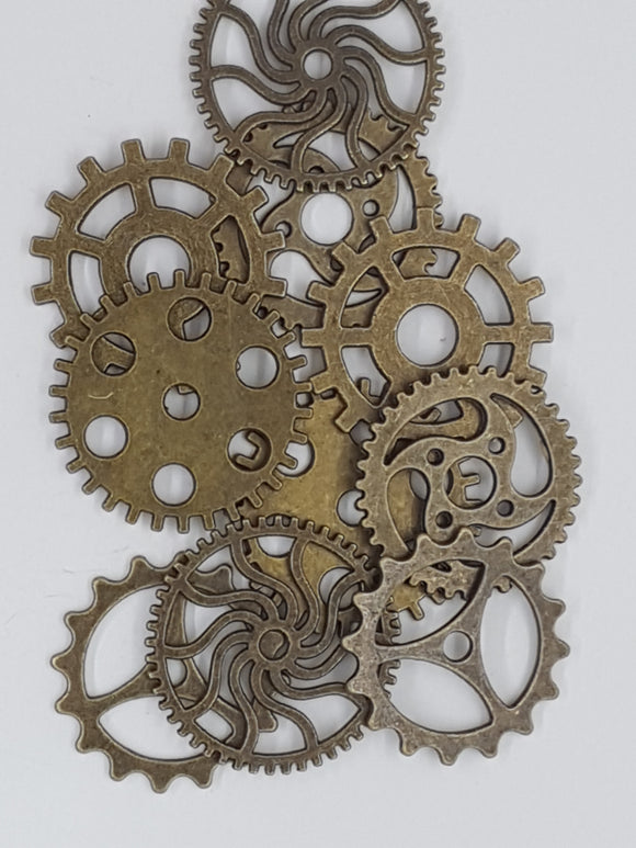 STEAMPUNK PARTS- 25MM TIBETAN STYLE - ANTIQUE BRONZE