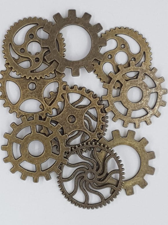STEAMPUNK PARTS- 25MM TIBETAN STYLE - ANTIQUE BRONZE