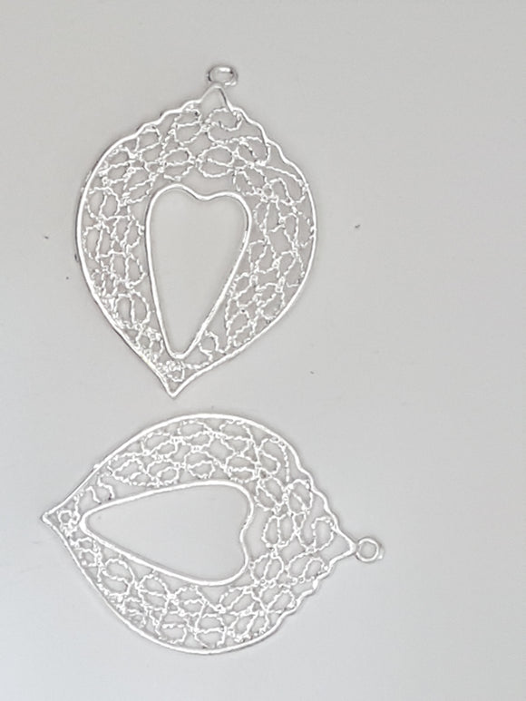 32X23MM PENDANT - SILVER