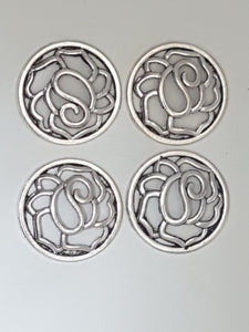 23MM TIBETAN STYLE ANTIQUE SILVER PENDANT