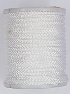 CORD - NYLON THREAD  - 2MM WHITE COLOUR