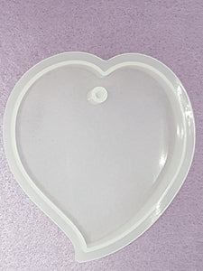 RESIN MOULD - HEART - 62x67mm approx.
