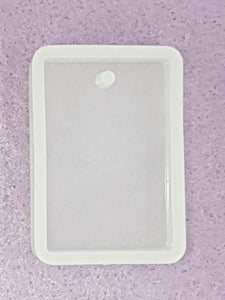RESIN MOULD - CLEAR RECTANGLE - 29x19mm approx.