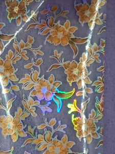 NAIL ART FOIL TRANSFER - FLOWER PATTERN