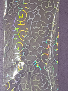 NAIL ART FOIL TRANSFER - SWIRL PATTERN